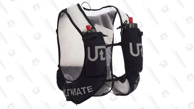 The Ultimate Direction Halo Vest is a great all-around option, especially for shorter runs, and holds a liter of water.